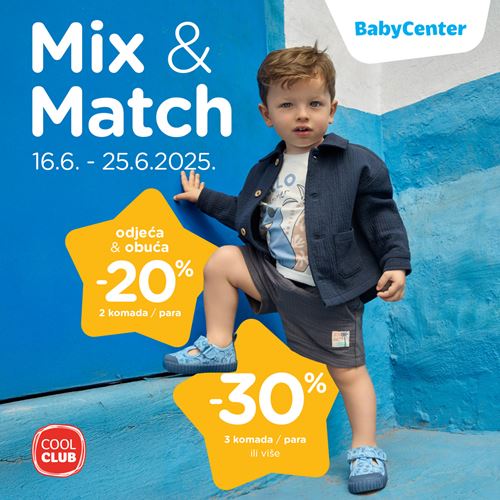 MIX & MATCH u Baby Centru